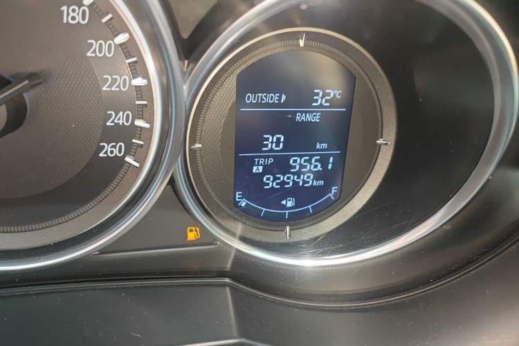 Used Mazda Atenza 2017 2.5L Skyactiv Sport Edition Odometer Close Up
