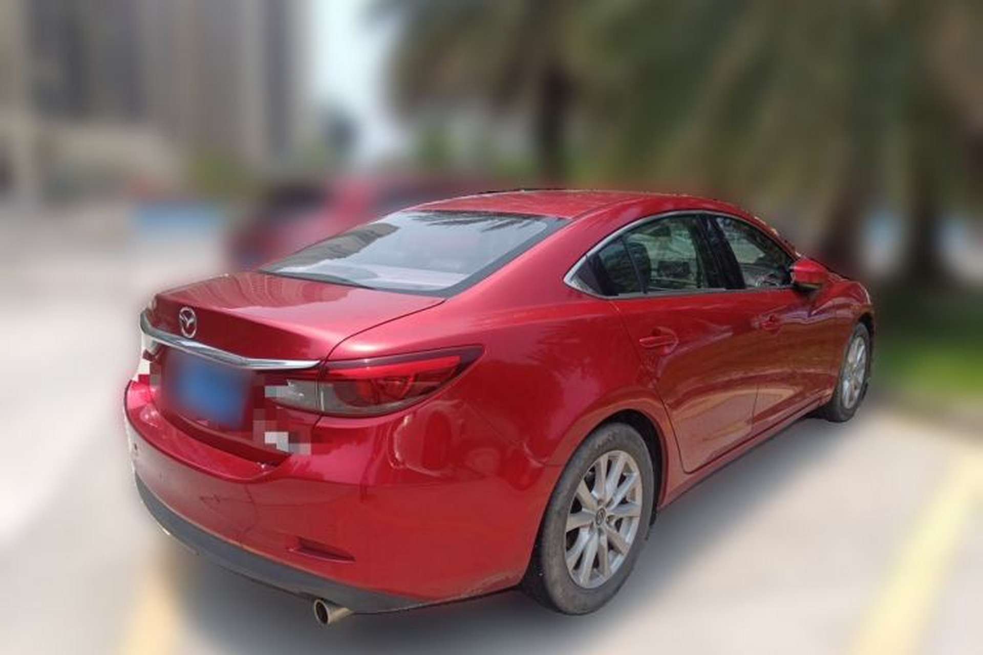 Used Mazda Atenza 2017 2.0L Blue Sky Luxury Edition Rear Right 45 Deg