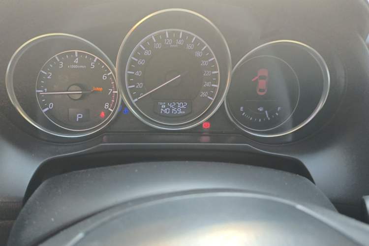 Used Mazda Atenza 2017 2.5L Blue Sky Prestige Edition Odometer Close Up