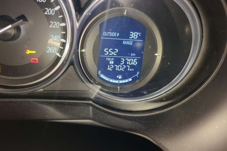 Used Mazda Atenza 2017 2.0L Blue Sky Luxury Edition Odometer Close Up