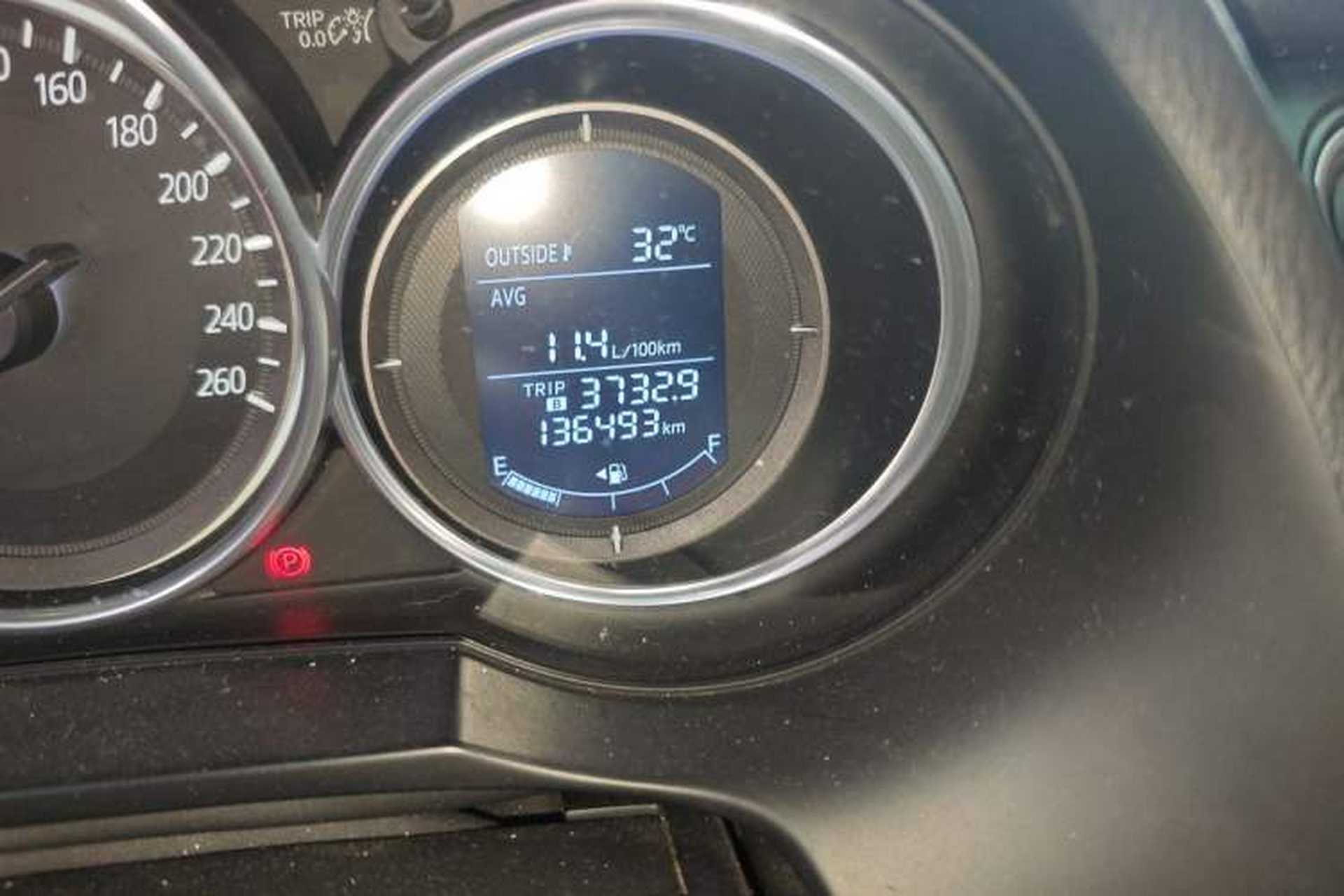 Used Mazda Atenza 2017 2.0L Blue Sky Luxury Edition Odometer Close Up