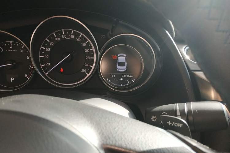 Used Mazda Atenza 2018 2.5L Blue Sky Prestige Edition China V Standard Odometer Close Up