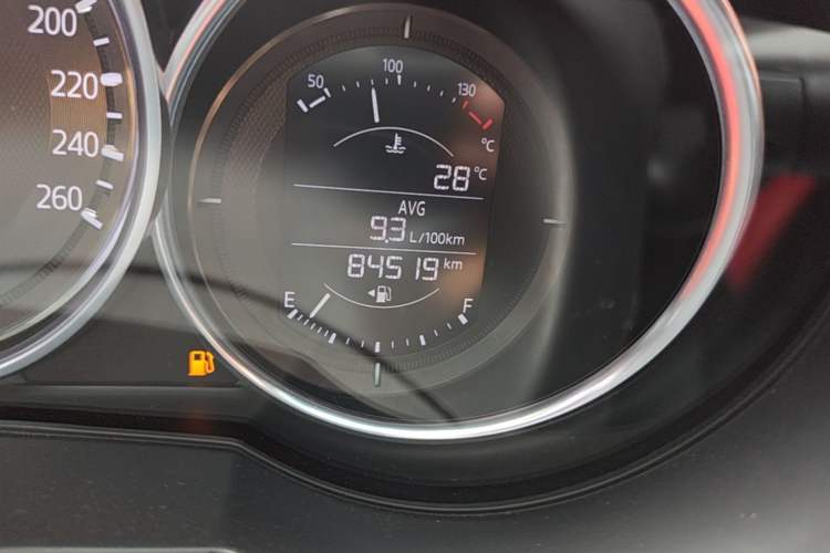 Used Mazda Atenza 2018 2.5L Blue Sky Sport Edition China VI compliant Odometer Close Up