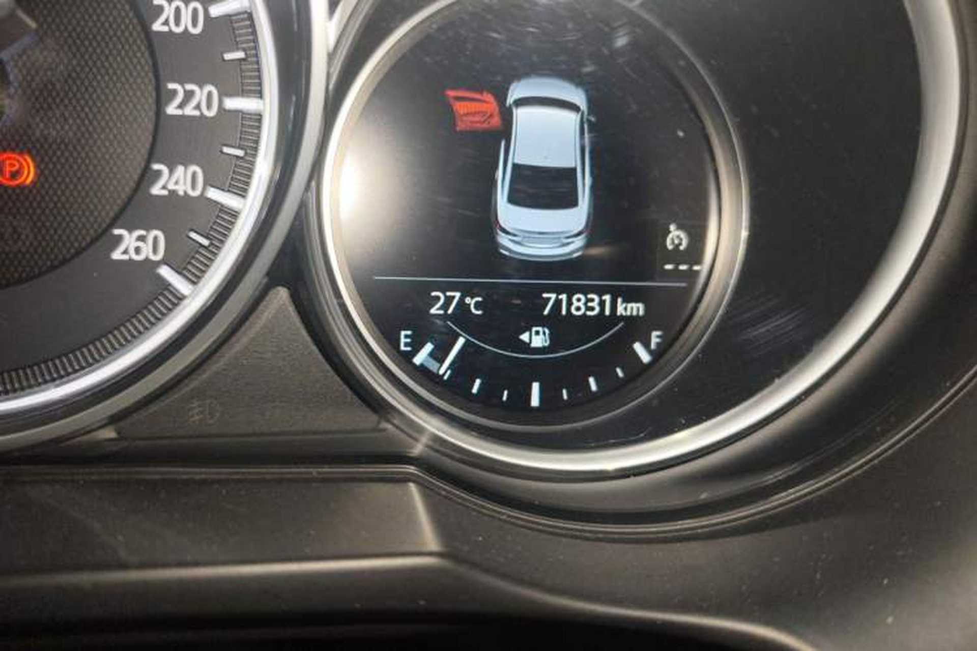 Used Mazda Atenza 2018 2.5L Blue Sky Prestige Edition China VI compliant Odometer Close Up