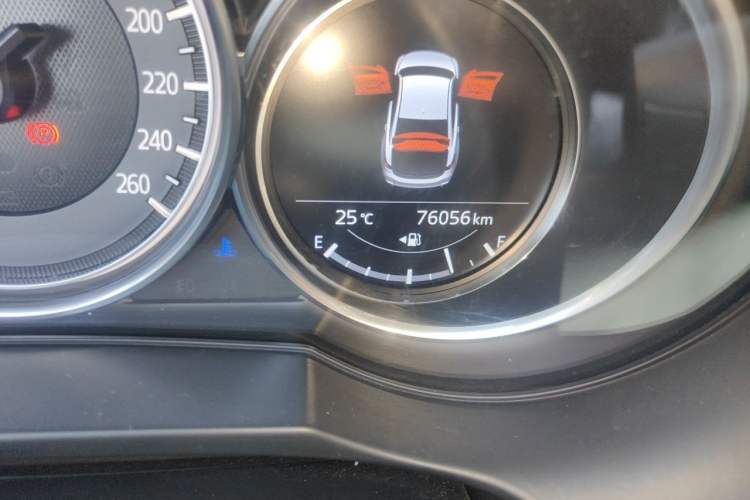 Used Mazda Atenza 2018 2.5L Blue Sky Prestige Edition China VI compliant Odometer Close Up