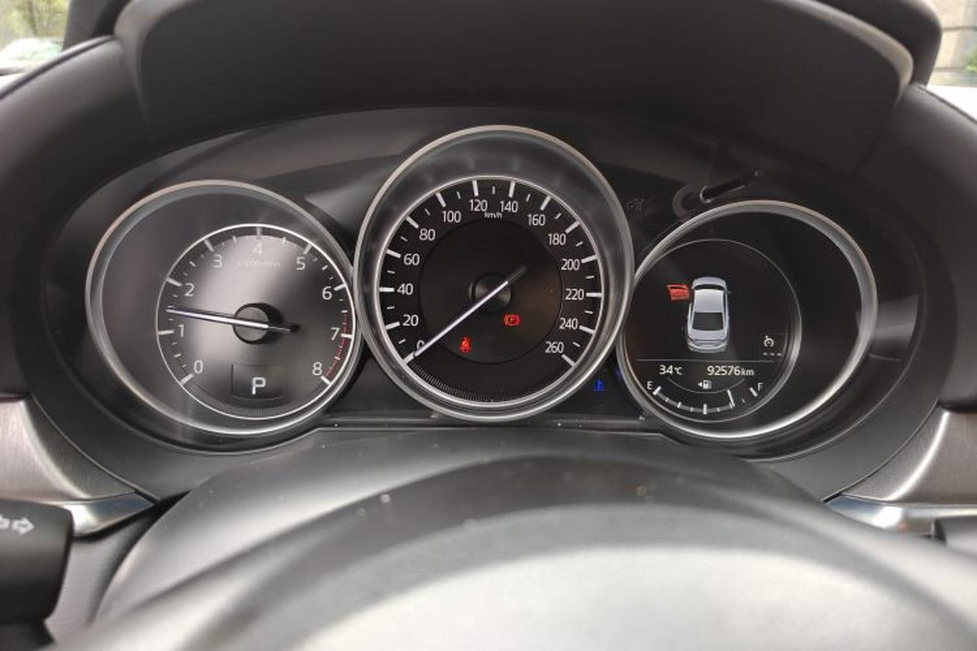 Used Mazda Atenza 2020 2.0L Blue Sky Luxury Edition Odometer Close Up