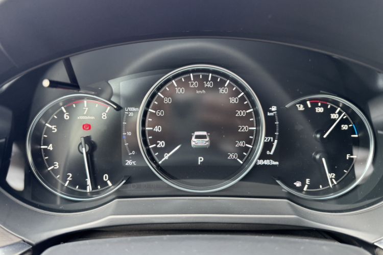 Used Mazda Atenza 2020 2.5L Sky Blue Prestige Edition Odometer Close Up