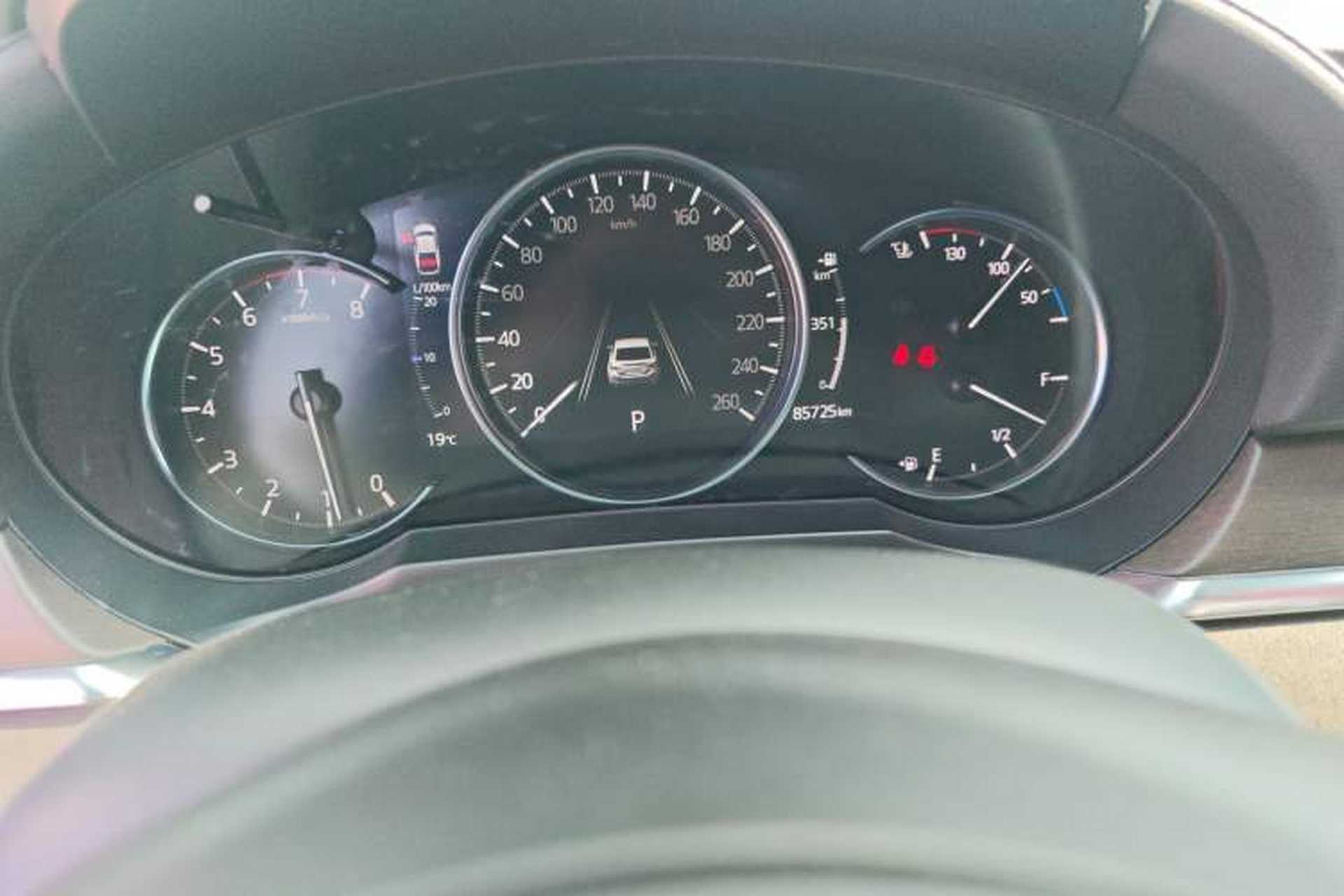 Used Mazda Atenza 2020 2.5L Sky Blue Prestige Edition Odometer Close Up