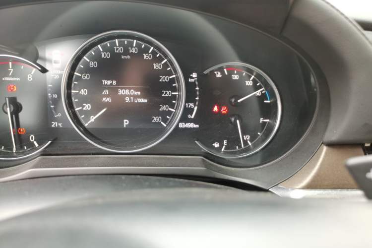 Used Mazda Atenza 2020 2.5L Sky Blue Prestige Edition Odometer Close Up