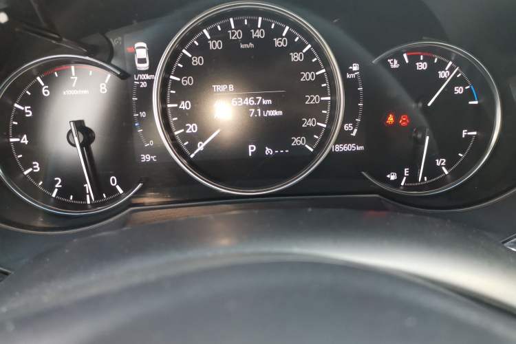 Used Mazda Atenza 2020 2.5L Sky Blue Prestige Edition Odometer Close Up