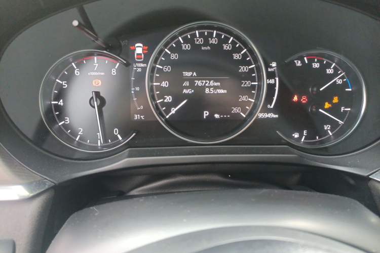 Used Mazda Atenza 2020 2.5L Skytop Deluxe Edition Odometer Close Up