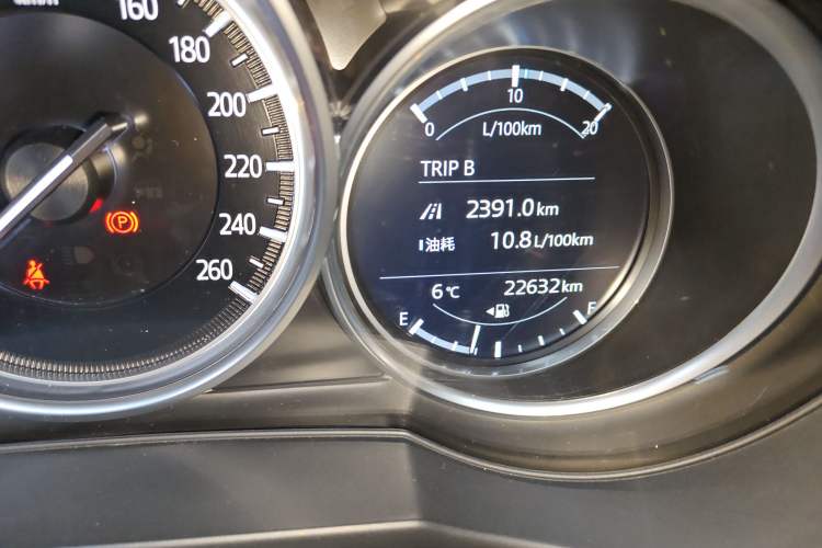 Used Mazda Atenza 2020 2.5L Skyline Sport Edition Odometer Close Up