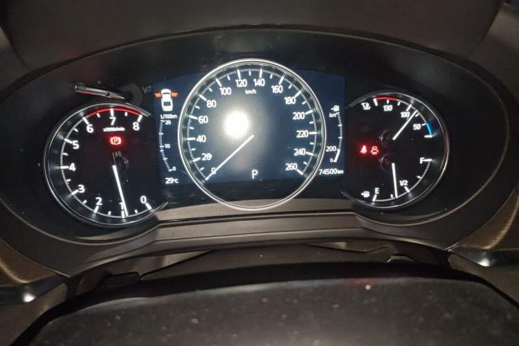 Used Mazda Atenza 2020 2.5L Sky Blue Prestige Edition Odometer Close Up