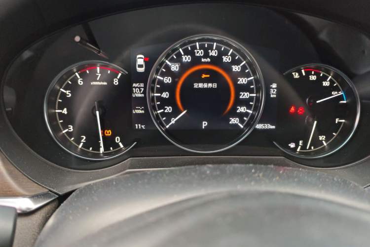 Used Mazda Atenza 2020 2.5L Sky Blue Prestige Edition Odometer Close Up