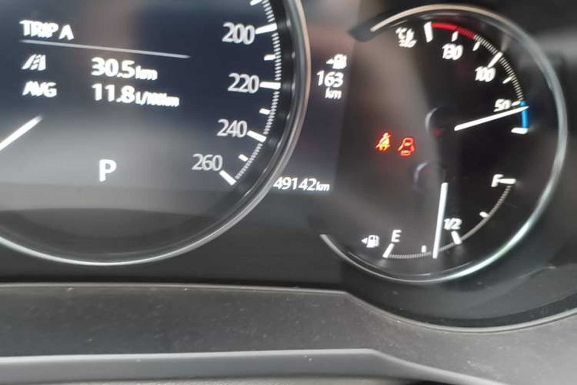 Used Mazda Atenza 2020 2.5L Sky Blue Prestige Edition Odometer Close Up