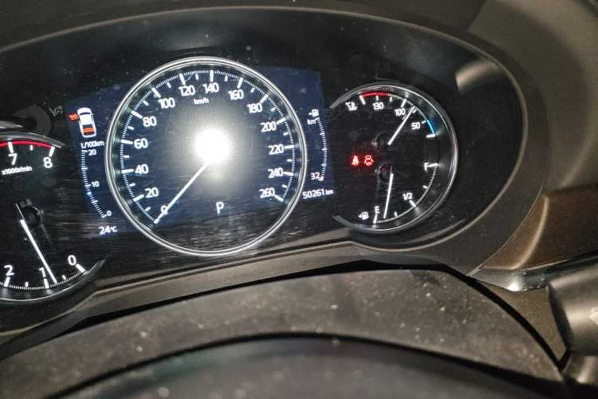 Used Mazda Atenza 2020 2.5L Sky Blue Prestige Edition Odometer Close Up