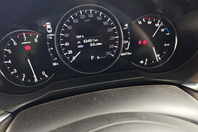 Used Mazda Atenza 2020 2.5L Sky Blue Prestige Edition Odometer Close Up