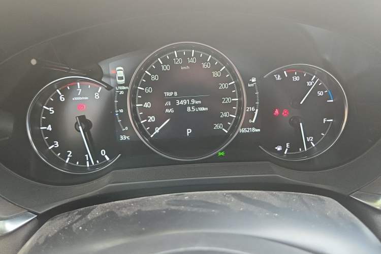 Used Mazda Atenza 2020 2.5L Sky Blue Prestige Edition Odometer Close Up