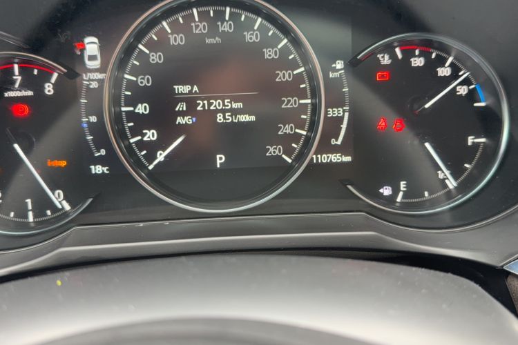 Used Mazda Atenza 2020 2.5L Sky Blue Prestige Edition Odometer Close Up