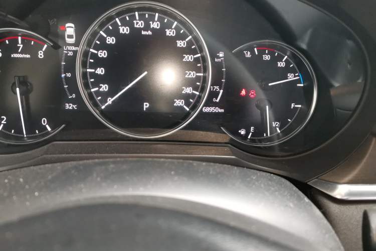 Used Mazda Atenza 2020 2.5L Sky Blue Prestige Edition Odometer Close Up
