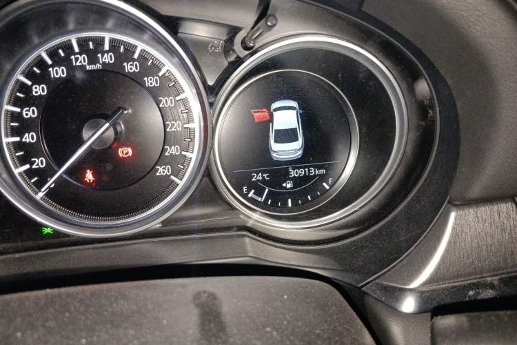 Used Mazda Atenza 2021 2.5L Sky Blue Sport Edition Odometer Close Up