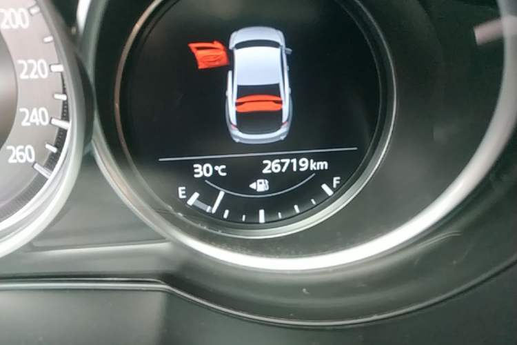 Used Mazda Atenza 2021 2.0L Blue Sky Luxury Edition Odometer Close Up