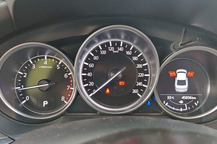 Used Mazda Atenza 2021 2.5L Sky Blue Sport Edition Odometer Close Up