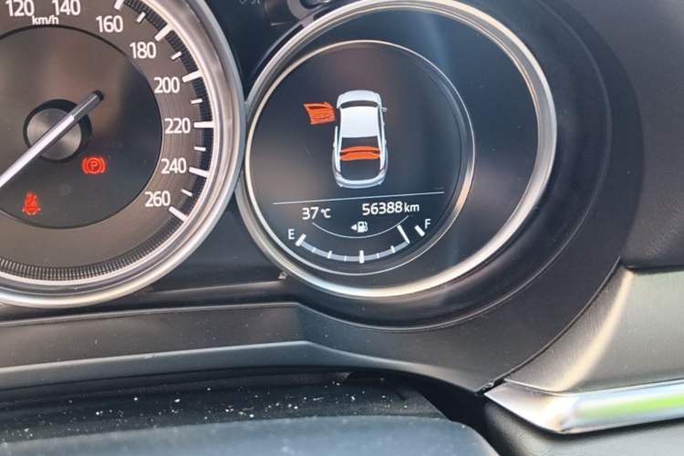 Used Mazda Atenza 2021 2.5L Sky Blue Sport Edition Odometer Close Up