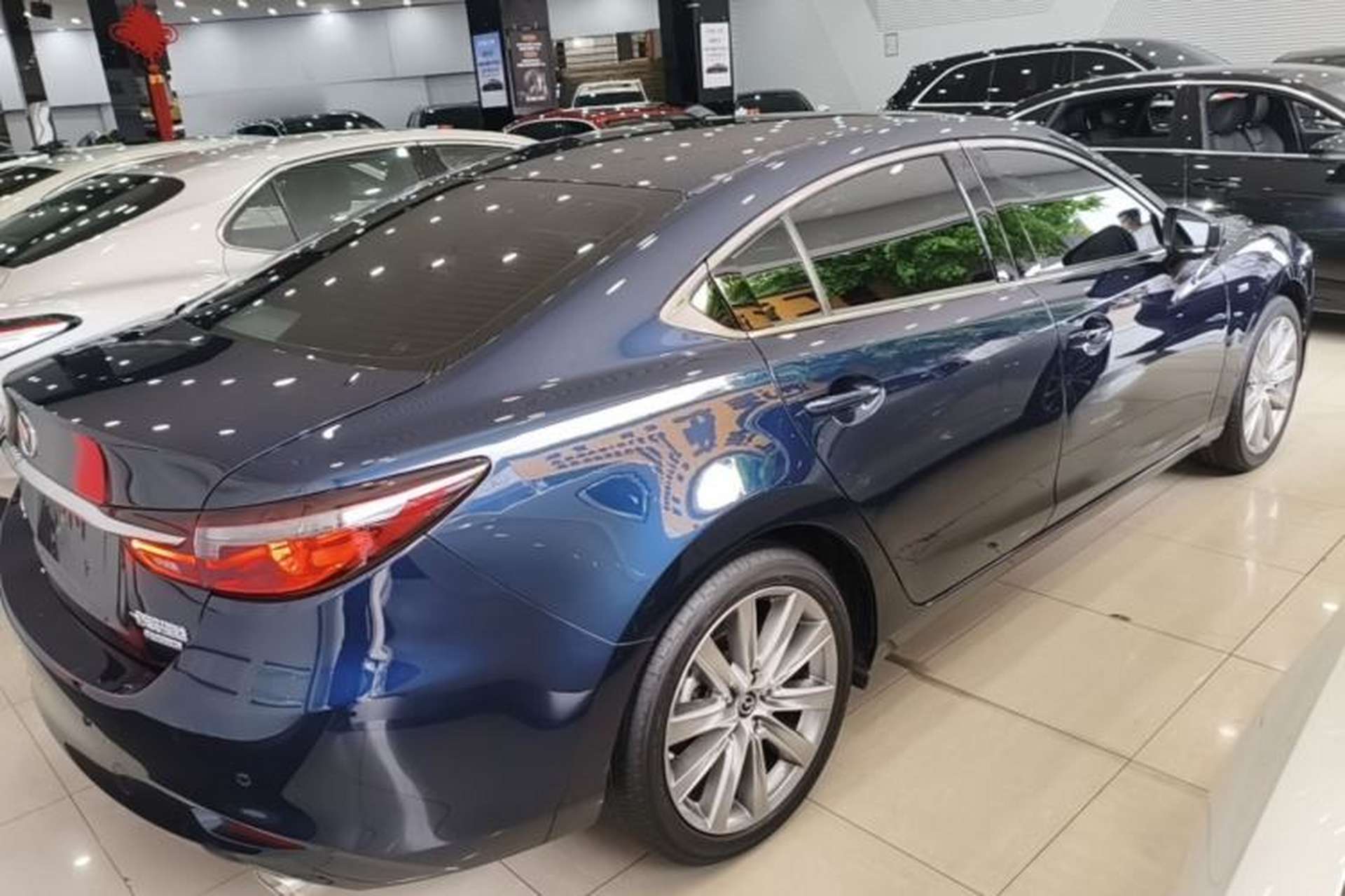 Used Mazda Atenza 2021 2.5L Sky Blue Sport Edition Rear Right 45 Deg