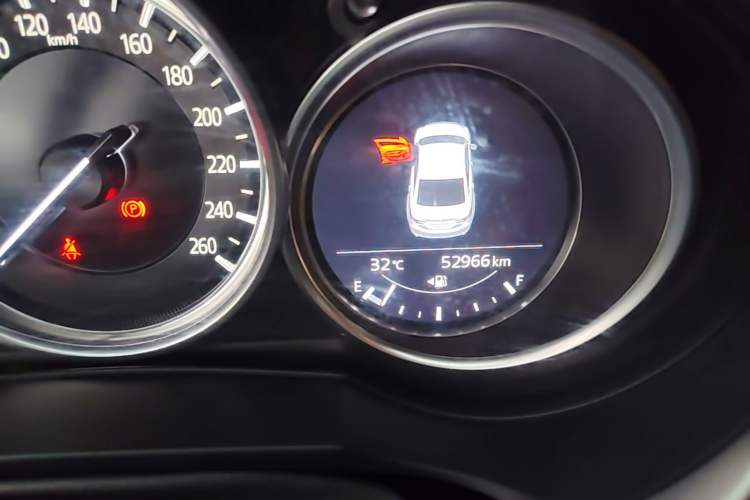Used Mazda Atenza 2021 2.5L Sky Blue Sport Edition Odometer Close Up