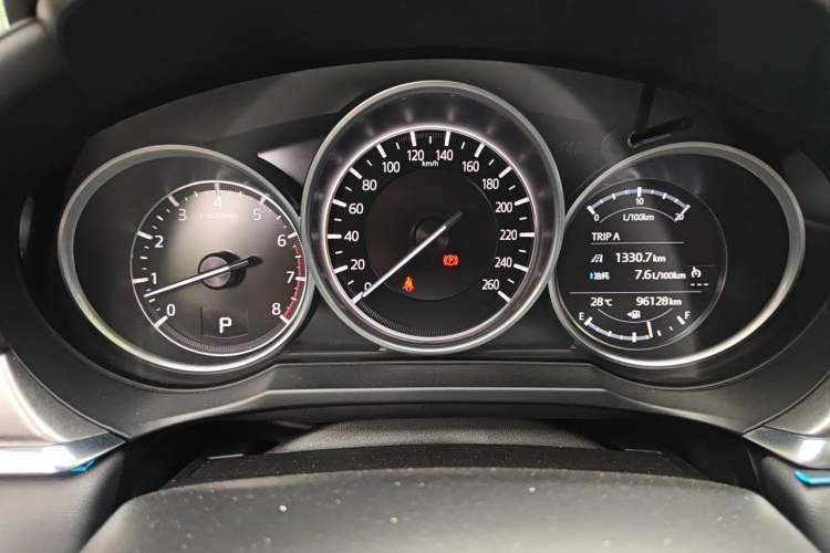 Used Mazda Atenza 2021 2.5L Sky Blue Sport Edition Odometer Close Up