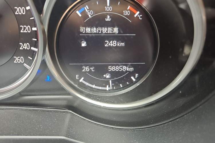 Used Mazda Atenza 2021 2.5L Sky Blue Sport Edition Odometer Close Up