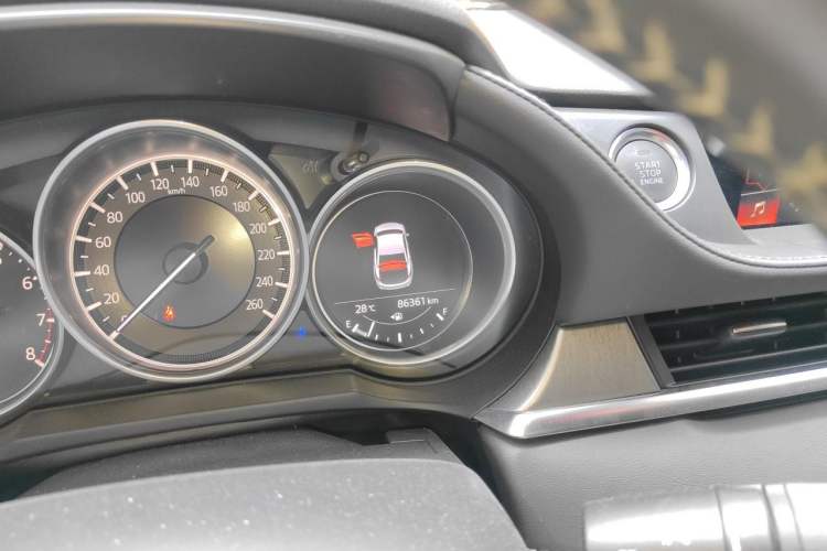 Used Mazda Atenza 2021 2.5L Sky Blue Sport Edition Odometer Close Up