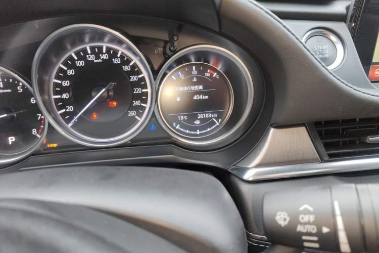 Used Mazda Atenza 2021 2.5L Sky Blue Sport Edition Odometer Close Up