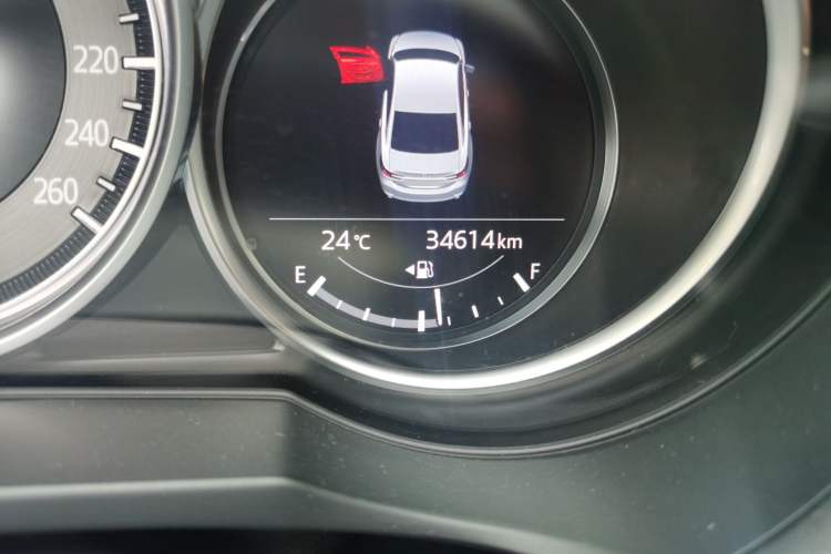 Used Mazda Atenza 2021 2.5L Sky Blue Sport Edition Odometer Close Up