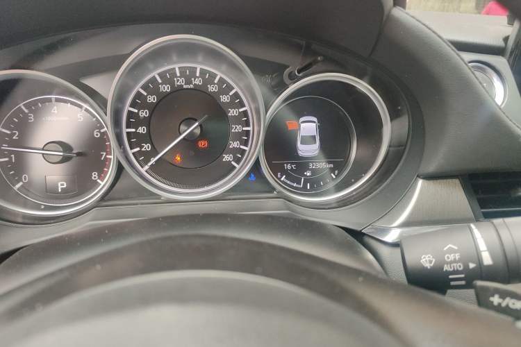 Used Mazda Atenza 2021 2.5L Sky Blue Sport Edition Odometer Close Up