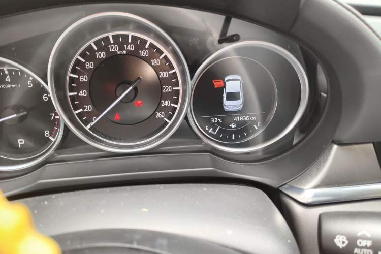 Used Mazda Atenza 2021 2.5L Sky Blue Sport Edition Odometer Close Up