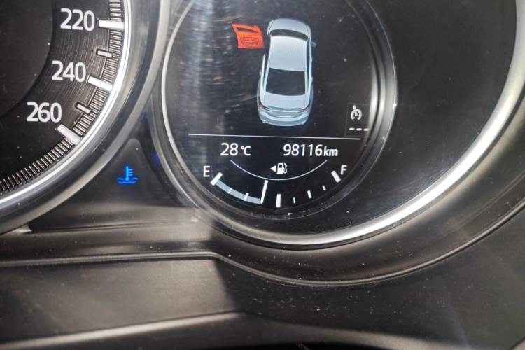 Used Mazda Atenza 2021 2.5L Sky Blue Sport Edition Odometer Close Up