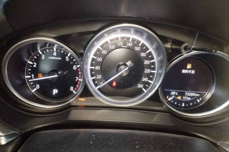 Used Mazda Atenza 2021 2.5L Sky Blue Sport Edition Odometer Close Up