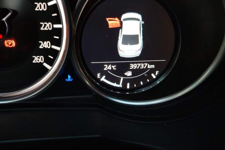 Used Mazda Atenza 2021 2.5L Sky Blue Sport Edition Odometer Close Up