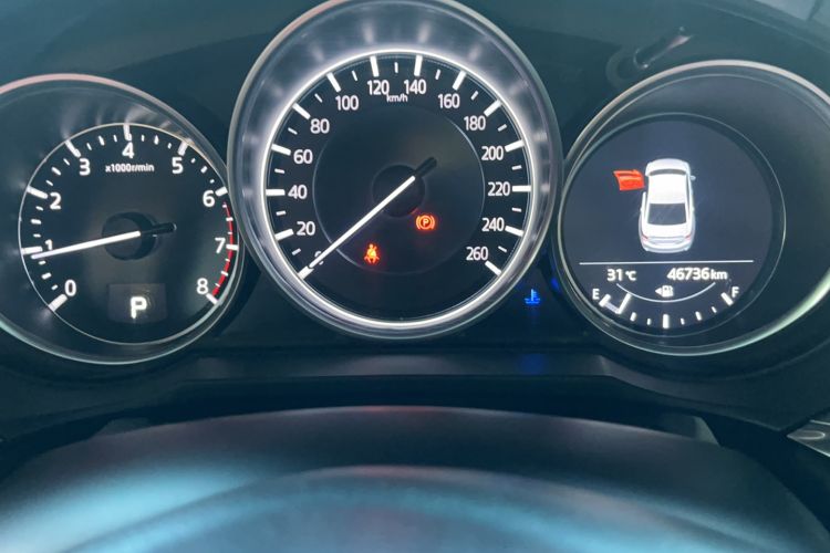 Used Mazda Atenza 2021 2.5L Sky Blue Sport Edition Odometer Close Up