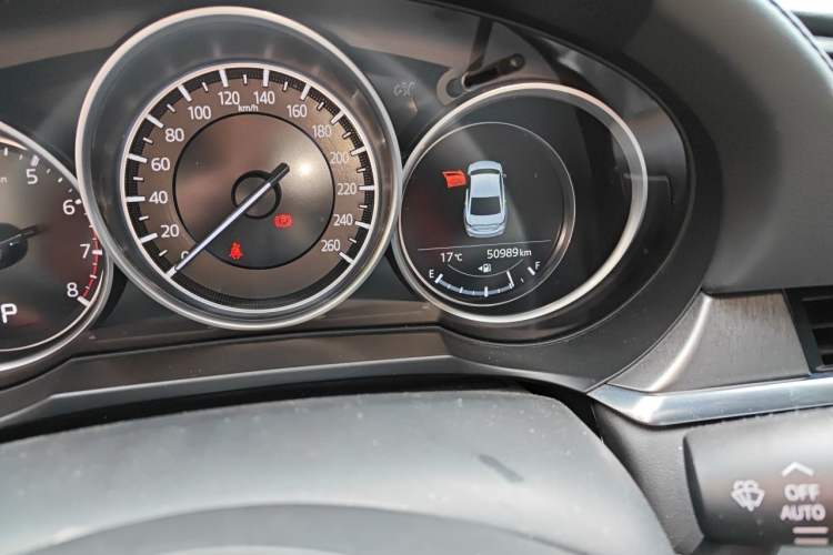 Used Mazda Atenza 2021 2.5L Sky Blue Sport Edition Odometer Close Up