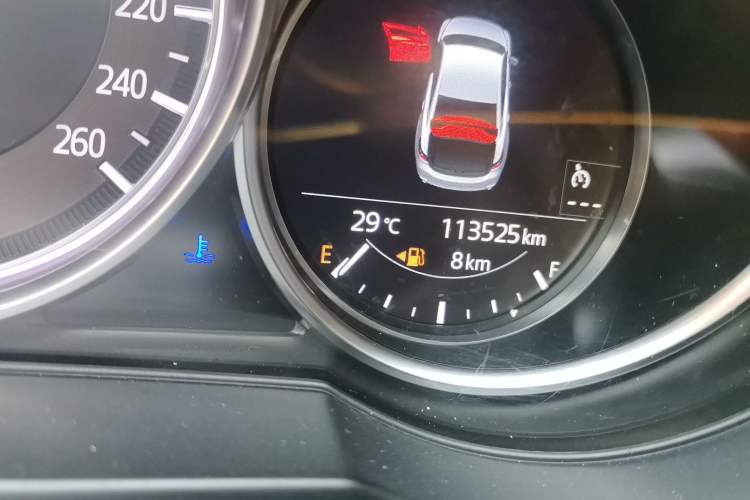 Used Mazda Atenza 2021 2.5L Sky Blue Sport Edition Odometer Close Up