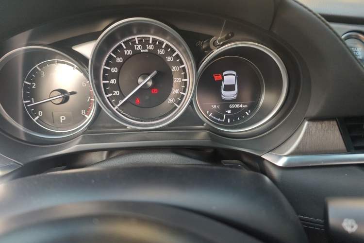 Used Mazda Atenza 2021 2.5L Sky Blue Sport Edition Odometer Close Up