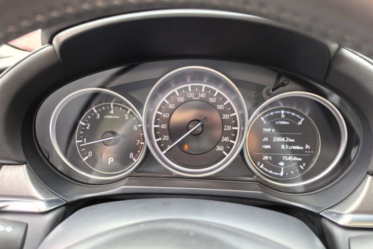 Used Mazda Atenza 2021 2.5L Sky Blue Sport Edition Odometer Close Up
