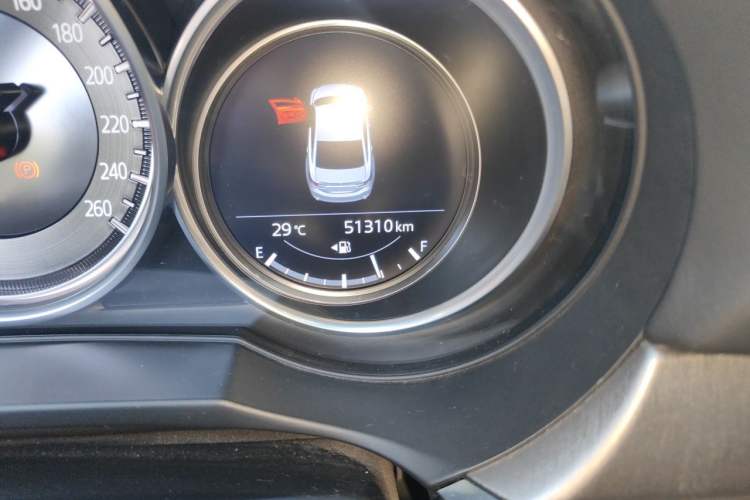 Used Mazda Atenza 2021 2.5L Sky Blue Sport Edition Odometer Close Up
