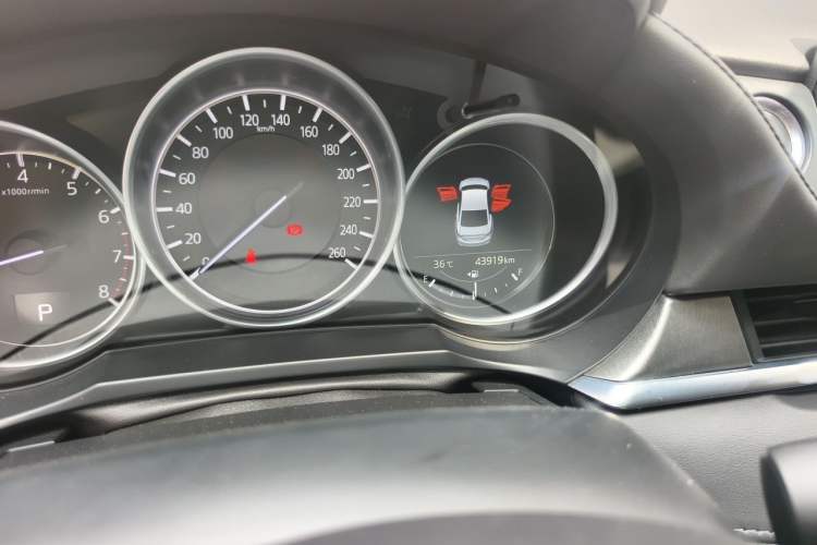 Used Mazda Atenza 2021 2.5L Sky Blue Sport Edition Odometer Close Up