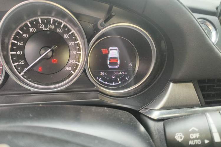 Used Mazda Atenza 2021 2.5L Sky Blue Sport Edition Odometer Close Up