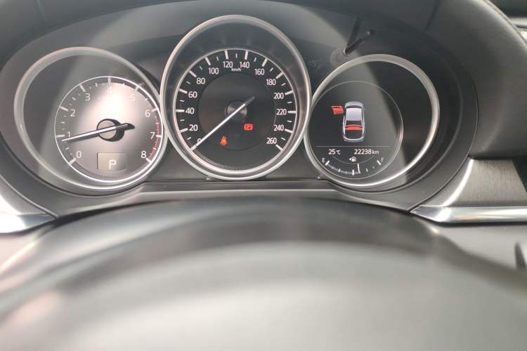 Used Mazda Atenza 2021 2.5L Sky Blue Sport Edition Odometer Close Up