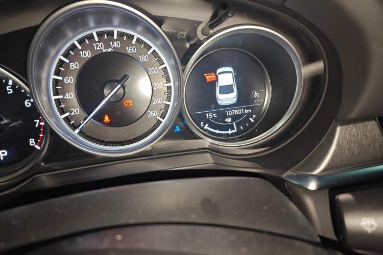Used Mazda Atenza 2021 2.5L Sky Blue Sport Edition Odometer Close Up